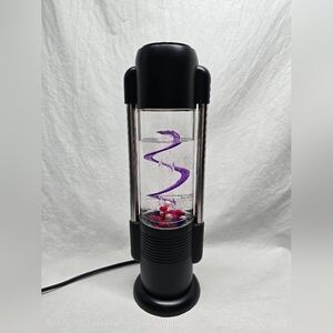Kenart Spiral Ball Water Lamp Motion 90s Light Up Black KL-108 Parts Only